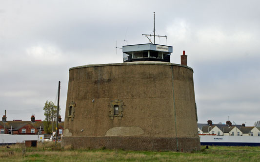 Martello Tower P at Felixstowe - Photo: © Ian Boyle, 14th November 2012 - www.simplonpc.co.uk