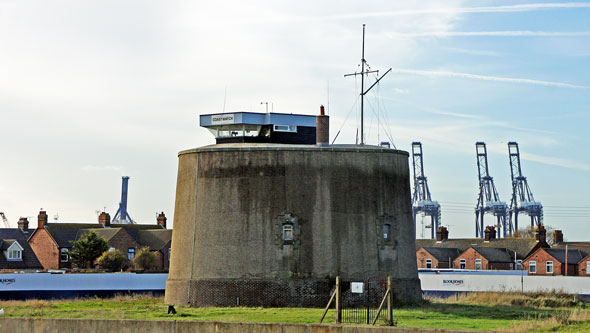 Martello Tower P at Felixstowe - Photo: © Ian Boyle, 23rd November 2012 - www.simplonpc.co.uk