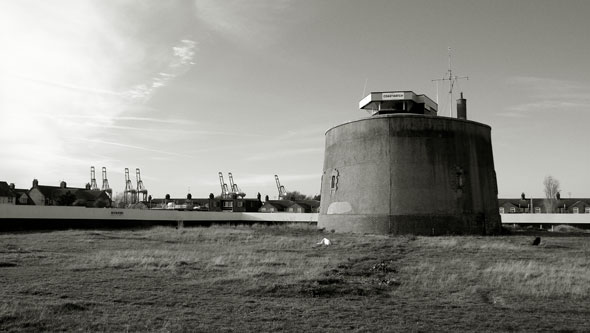 Martello Tower P at Felixstowe - Photo: © Ian Boyle, 23rd November 2012 - www.simplonpc.co.uk