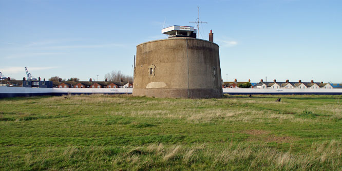 Martello Tower P at Felixstowe - Photo: © Ian Boyle, 23rd November 2012 - www.simplonpc.co.uk