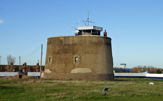 Martello Tower P at Felixstowe - Photo: © Ian Boyle, 23rd November 2012 - www.simplonpc.co.uk