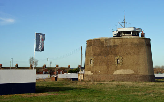 Martello Tower P at Felixstowe - Photo: © Ian Boyle, 23rd November 2012 - www.simplonpc.co.uk