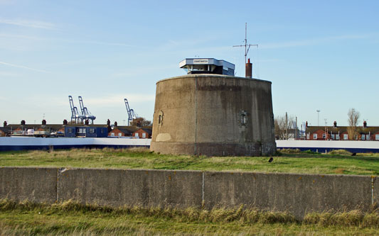 Martello Tower P at Felixstowe - Photo: © Ian Boyle, 23rd November 2012 - www.simplonpc.co.uk