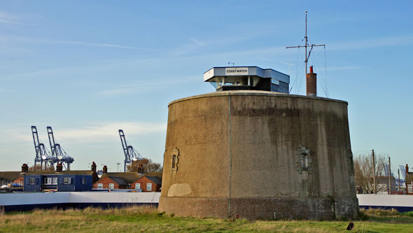 Martello Tower P at Felixstowe - Photo: © Ian Boyle, 23rd November 2012 - www.simplonpc.co.uk