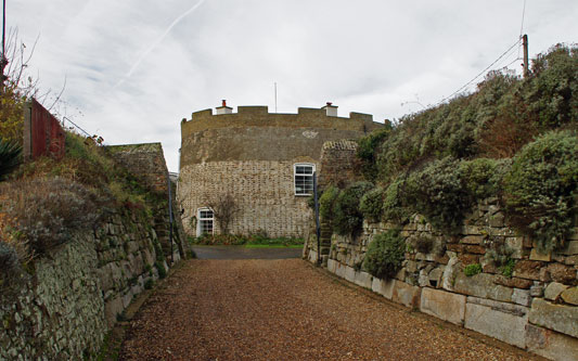 Martello Tower Q at Felixstowe - Photo: © Ian Boyle, 23rd November 2012 - www.simplonpc.co.uk