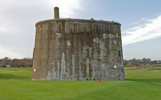 Martello Tower T at Felixstowe - Photo: © Ian Boyle, 23rd November 2012 - www.simplonpc.co.uk