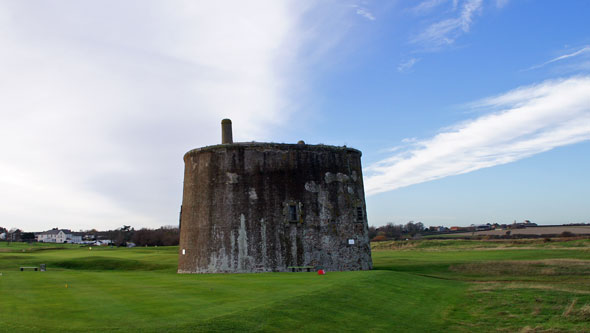 Martello Tower T at Felixstowe - Photo: © Ian Boyle, 23rd November 2012 - www.simplonpc.co.uk