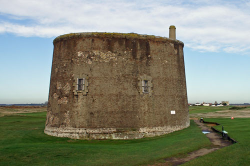 Martello Tower T at Felixstowe - Photo: © Ian Boyle, 23rd November 2012 - www.simplonpc.co.uk