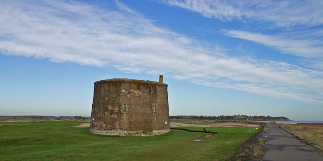 Martello Tower T at Felixstowe - Photo: © Ian Boyle, 23rd November 2012 - www.simplonpc.co.uk