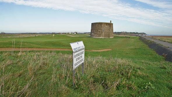 Martello Tower T at Felixstowe - Photo: © Ian Boyle, 23rd November 2012 - www.simplonpc.co.uk