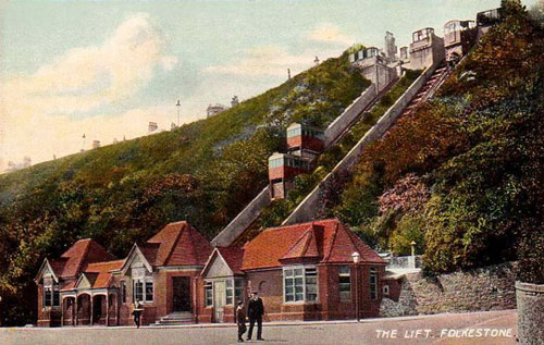 FOLKESTONE EAST LEAS CLIFF LIFT - www.simplonpc.co.uk