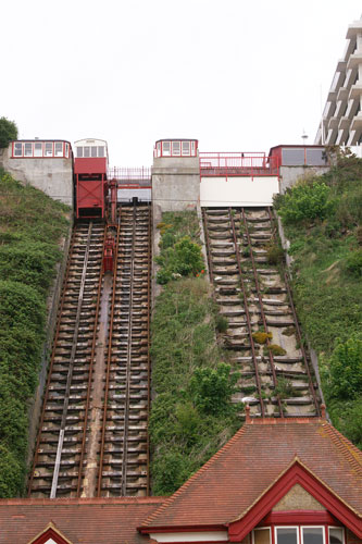 FOLKESTONE LEAS CLIFF LIFT - Photo: © Ian Boyle, 10th May 2007 - www.simplonpc.co.uk