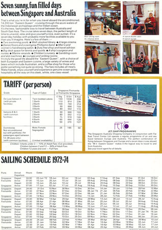 EASTERN QUEEN 1972-74 Brochure - www.simplonpc.co.uk