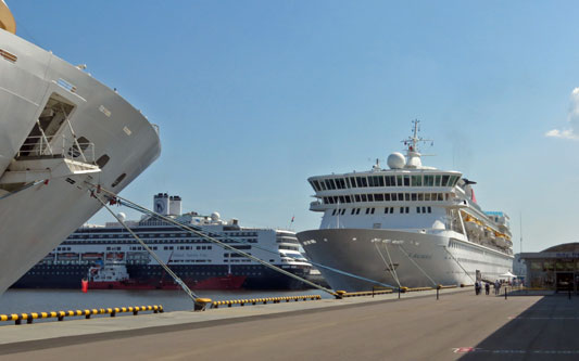 Balmoral at St Petersburg Cruise Terminal - Photo:  Ian Boyle 27th May 2013