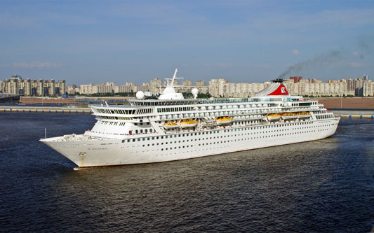 Balmoral at St Petersburg Cruise Terminal - Photo:  Ian Boyle 27th May 2013