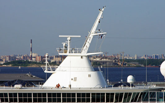 Balmoral at St Petersburg Cruise Terminal - Photo:  Ian Boyle 27th May 2013