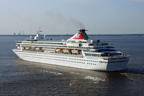 Balmoral at St Petersburg Cruise Terminal - Photo:  Ian Boyle 27th May 2013