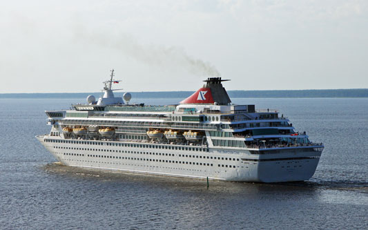 Balmoral at St Petersburg Cruise Terminal - Photo:  Ian Boyle 27th May 2013