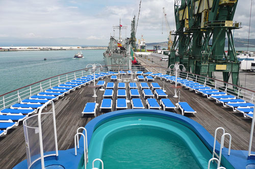 On board FUNCHAL - Photo:  Ian Boyle, 18th April 2009 - www.simplonpc.co.uk