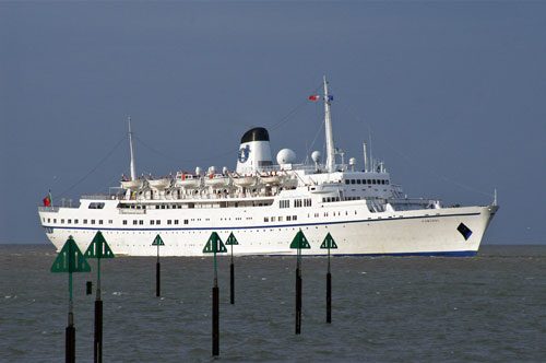 FUNCHAL arriving at Harwich on  3rd May 2009