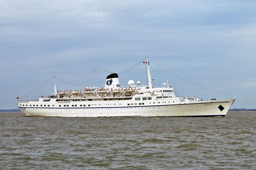 FUNCHAL arriving at Harwich on  3rd May 2009