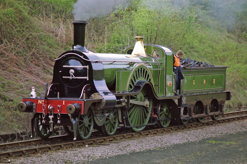 GNR Stirling Single No.1 - Photo: ©1982 Ian Boyle - www.simplonpc.co.uk