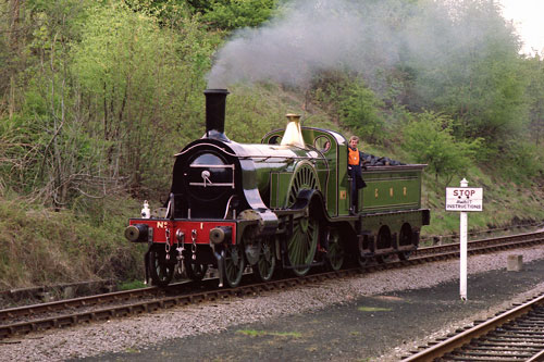 GNR Stirling Single No.1 - Photo: ©1982 Ian Boyle - www.simplonpc.co.uk