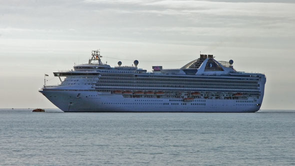 GRAND PRINCESS at Cannes - Photo:  Ian Boyle, 29th October 2011 -  www.simplonpc.co.uk