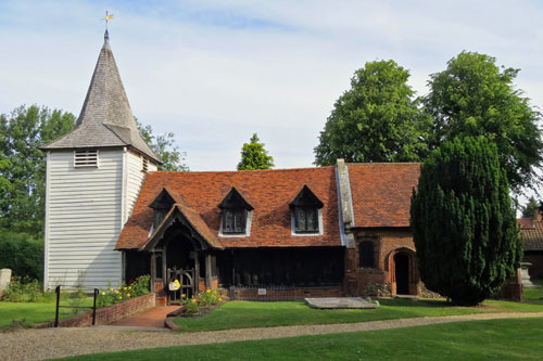 GREENSTED CHURCH - Photo: ©2013 Ian Boyle - www.simplompc.co.uk - Simplon Postcards