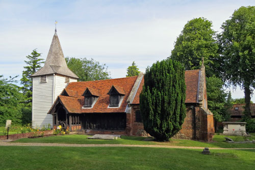 GREENSTED CHURCH - Photo: ©2013 Ian Boyle - www.simplompc.co.uk - Simplon Postcards