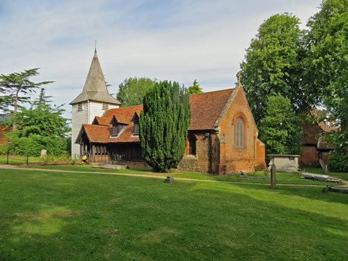 GREENSTED CHURCH - Photo: ©2013 Ian Boyle - www.simplompc.co.uk - Simplon Postcards