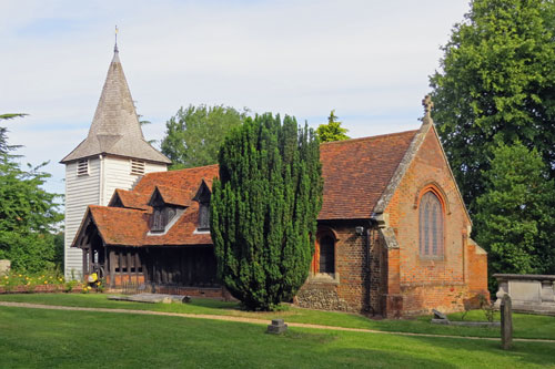 GREENSTED CHURCH - Photo: ©2013 Ian Boyle - www.simplompc.co.uk - Simplon Postcards