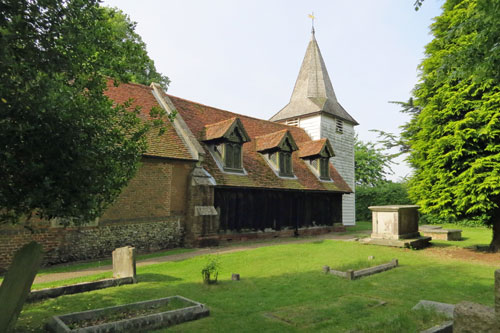 GREENSTED CHURCH - Photo: ©2013 Ian Boyle - www.simplompc.co.uk - Simplon Postcards