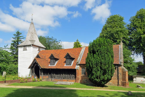 GREENSTED CHURCH - Photo: ©2013 Ian Boyle - www.simplompc.co.uk - Simplon Postcards