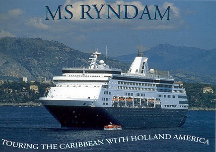 POSTCARD PITCAIRN ISLANDS ADAMSTOWN MAASDAM HOLLAND AMERICA LINE POST CARD NEW ! 