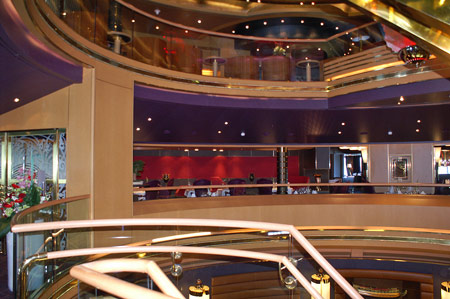 Eurodam Deck 2 Lower Promenade Deck - Atrium and Pinnacle Grill