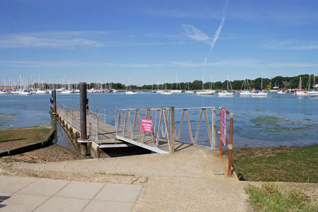 Warsash Ferry Pier - Hamble-Warsash Ferry - Photo: © Ian Boyle, 22nd June 2010 - www.simplonpc.co.uk