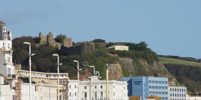 Hastings Castle - Photo: © Ian Boyle, 4th October 2012 -  www.simplonpc.co.uk