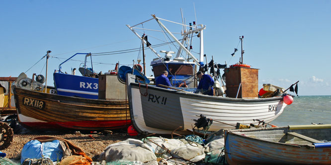 Hastings Fishing Fleet - www.simplonpc.co.uk