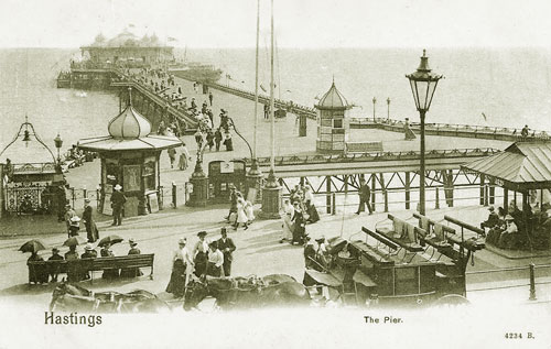 HASTINGS PIER POSTCARD - www.simplonpc.co.uk