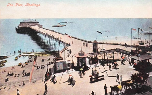 HASTINGS PIER POSTCARD - www.simplonpc.co.uk