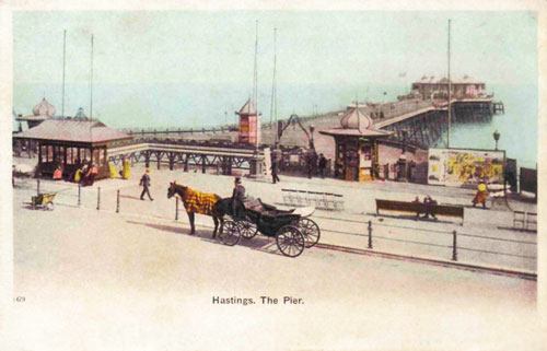 HASTINGS PIER POSTCARD - www.simplonpc.co.uk