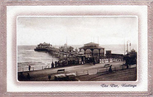 HASTINGS PIER POSTCARD - www.simplonpc.co.uk