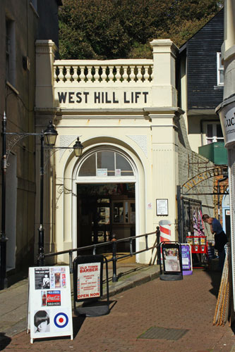 Hastings West Hill Cliff Lift - Photo: © Ian Boyle, 4th October 2014 - www.simplonpc.co.uk