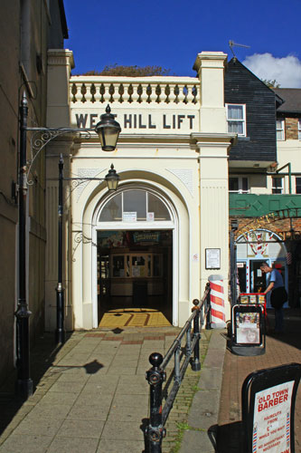 Hastings West Hill Cliff Lift - Photo: © Ian Boyle, 4th October 2014 - www.simplonpc.co.uk