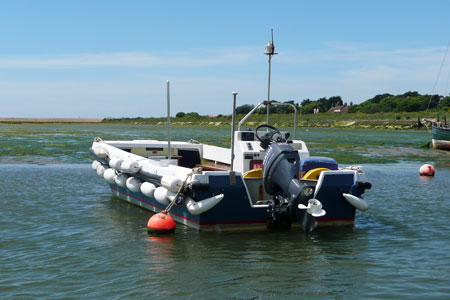 Water taxi of Hurst Castle Ferries - Photo:  Ian Boyle, 22nd June 2010 - www.simplonpc.co.uk