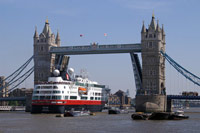 FRAM - Hurtigruten - Thames 24th April 2009