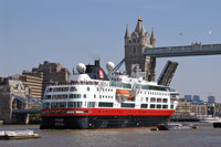 FRAM - Hurtigruten - Thames 24th April 2009