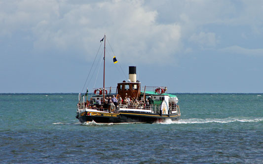 PS KINGSWEAR CASTLE - Photo: 2013 Ian Boyle - 8th September 2013 - Simplon Postcards - simplonpc.co.uk