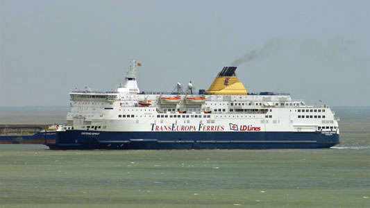 OSTEND SPIRIT on Dover-Boulogne services - Photo:  Ian Boyle, 7th May 2010 - www.simplonpc.co.uk 